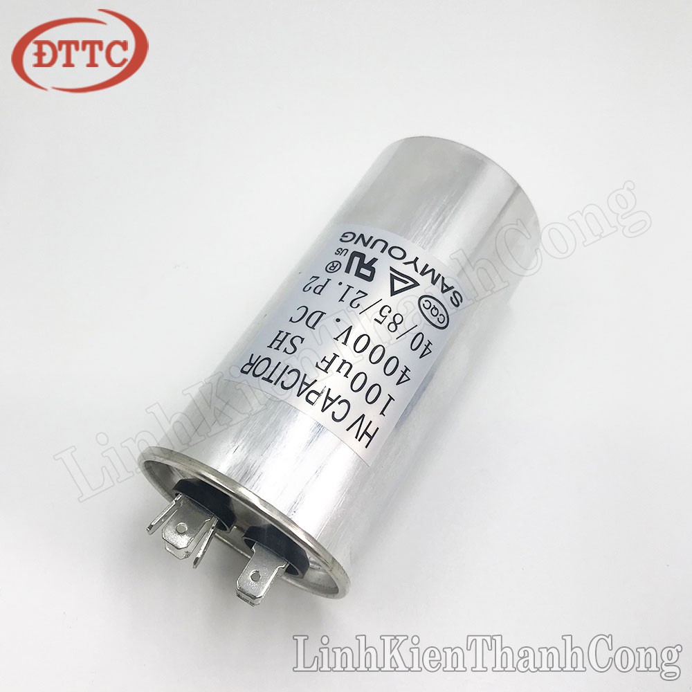 Tụ 100uF 4000V SAMYOUNG (50x115mm)