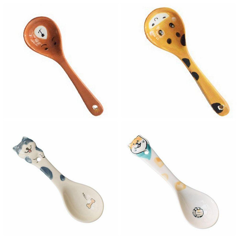 Muỗng Ăn Súp / Cháo Bằng NICKOLAS Họa Tiết Hoạt Hình Dễ Thương Tiện Dụng Cho Gia Đình