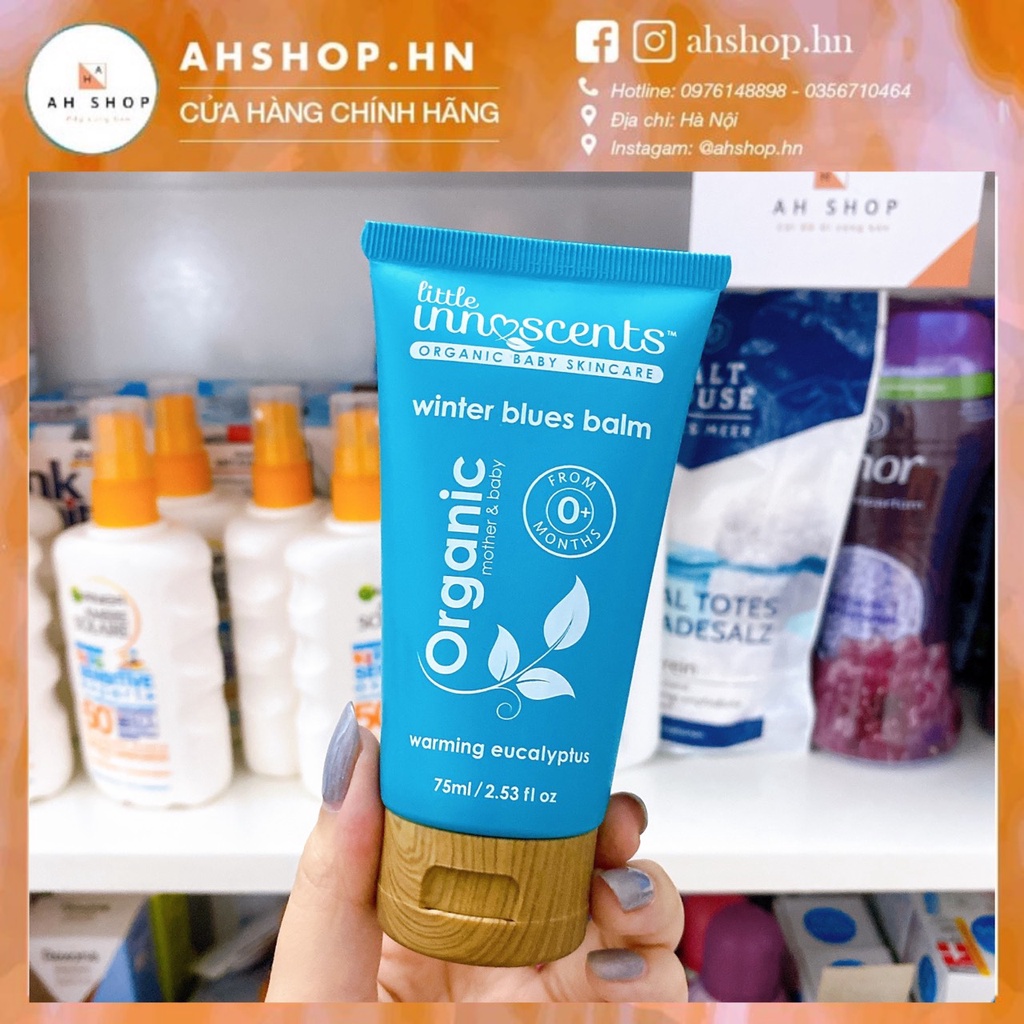 Dầu Bôi Ấm Ngực Hữu Cơ Little Innoscent 75ml