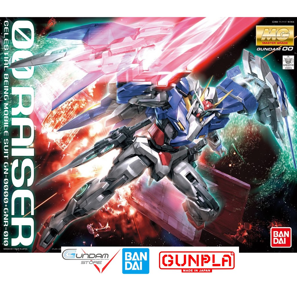 Mô Hình Gundam MG 00 Raiser 1/100 Bandai Master Grade Đồ Chơi Lắp Ráp Anime Nhật