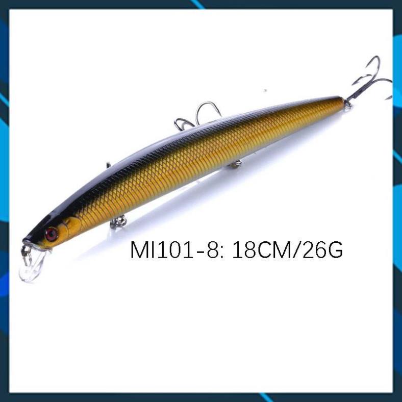 [Chất Lượng] Mồi Câu lure, cá chẽm , có mú, cá ngão , cá biển dài 18cm nặng 26gr