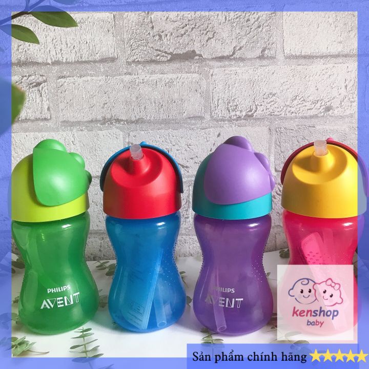 [Hàng chính hãng] Bình uống nước ống hút Philips Avent 300ml cho bé từ 12 tháng