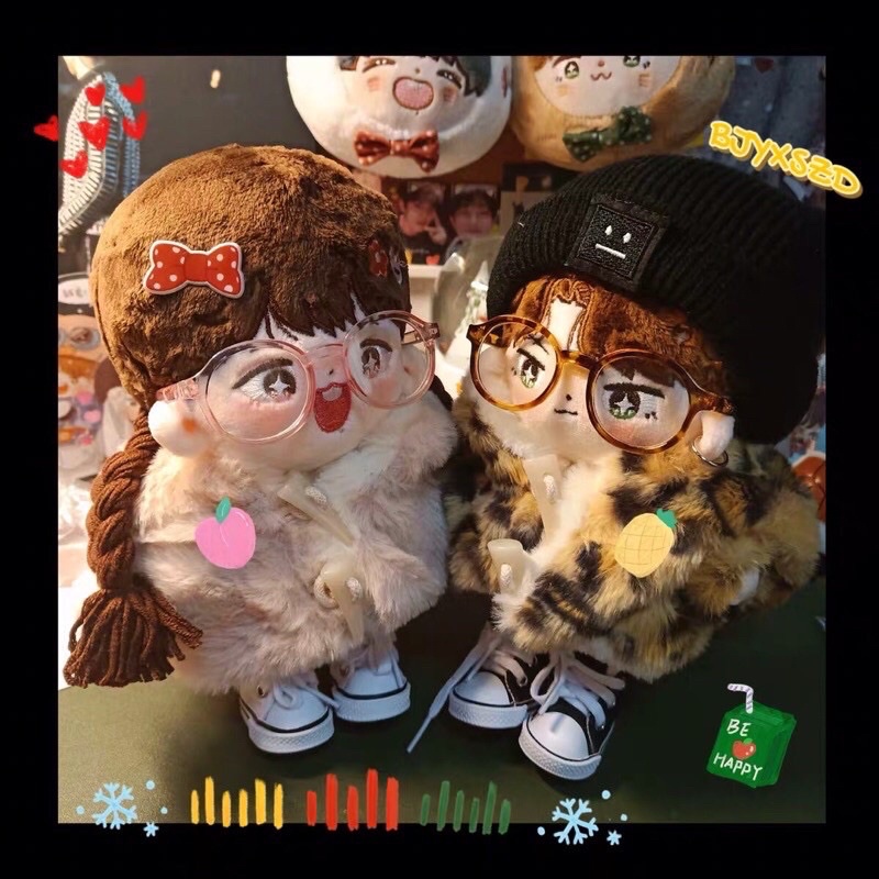 Áo khoác thú cho doll 20cm nhỏ người