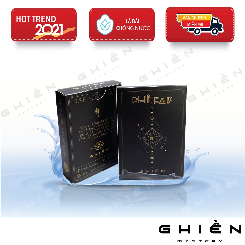 Bộ bài gây cười “Phê Far” – Drinking Game chơi vui vẻ với bạn bè hội nhóm, đem lại cảm xúc gần gũi | Ghiền Mystery