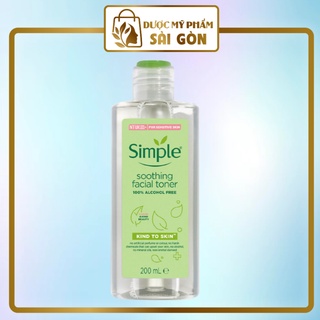 ✅ (HÀNG CHUẨN AUTHENTIC) NƯỚC HOA HỒNG SIMPLE KIND TO SKIN SOOTHING FACIAL TONER( mẫu mới)