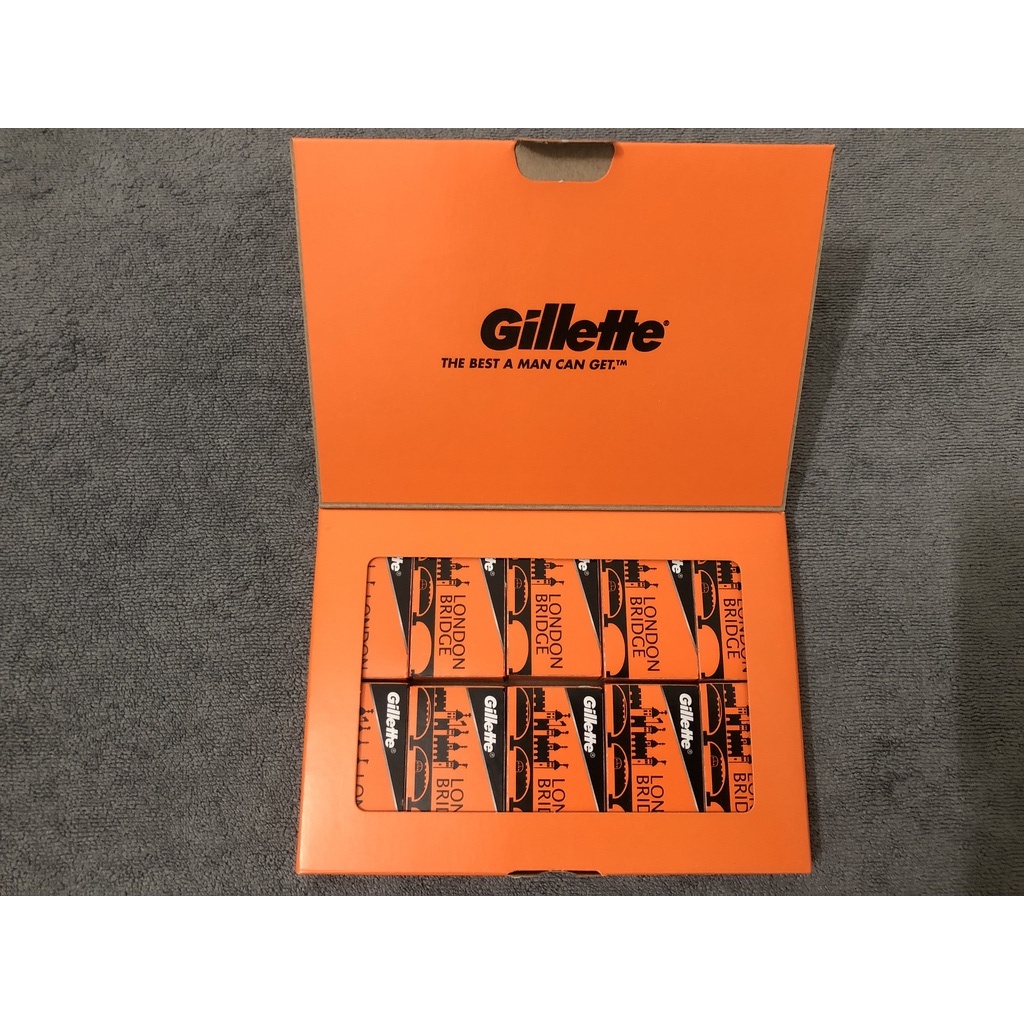 Hộp 100 Lưỡi Lam Gillette London Bridge  Siêu Bén Dành Cho Barbershop ,Spa.100 Cái / Hộp