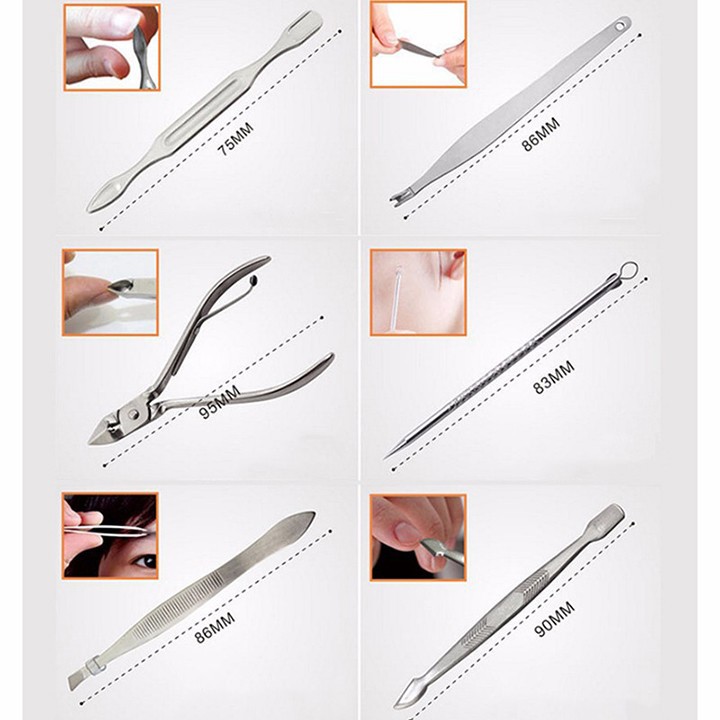 Bộ Dụng Cụ Làm Móng 12 Món