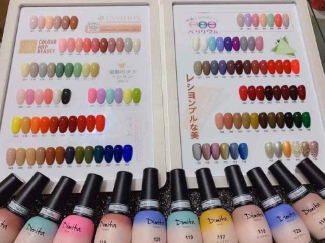 Sơn gel Nhật Dimita chọn lẻ màu chai 15ml chọn màu ngẫu nhiên k trùng