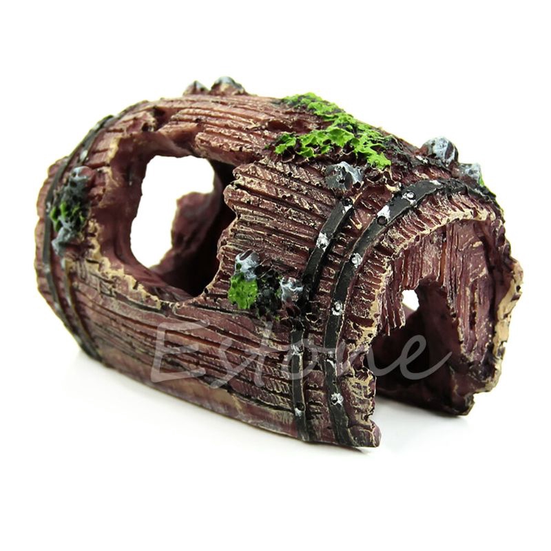 Aquarium Rockery Ornament Fish Tank Hiding Cave Mountain Landscape Decoration