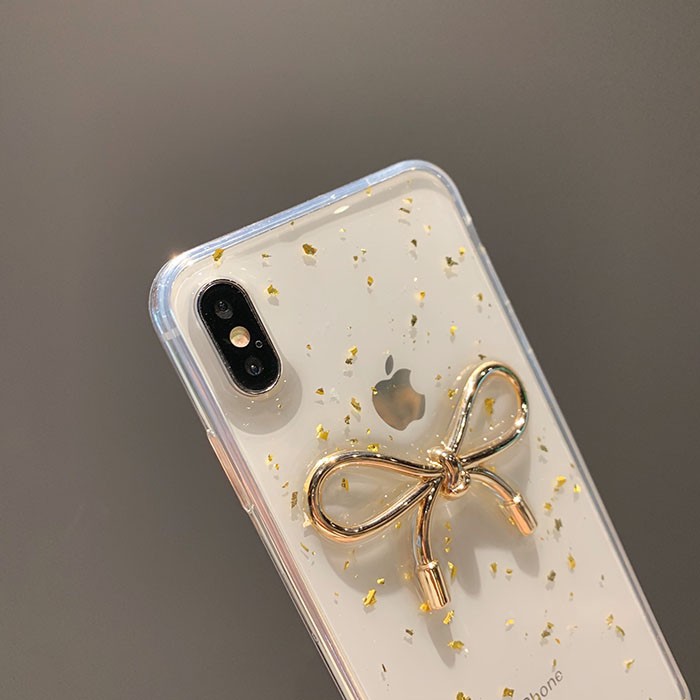 Ốp iphone - Ốp lưng 3d Nơ vàng kim tuyến 6/6s/6plus/6s plus/7/8/7plus/8plus/x/xs/xs max/11/11pro max - 11G | BigBuy360 - bigbuy360.vn