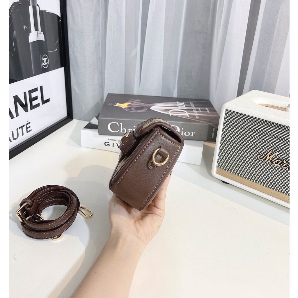 TÚI Đeo chéo HÀ HỒ mini dây tháo rời túi da cao cấp hàng chuẩn QC loại 1