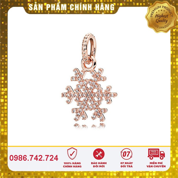 [Hàng cao cấp] Charm Bạc S925 ALE Cao Cấp - Charm treo Hoa Tuyết chuẩn bạc cho vòng Pan - Mã sản phẩm NTD00013