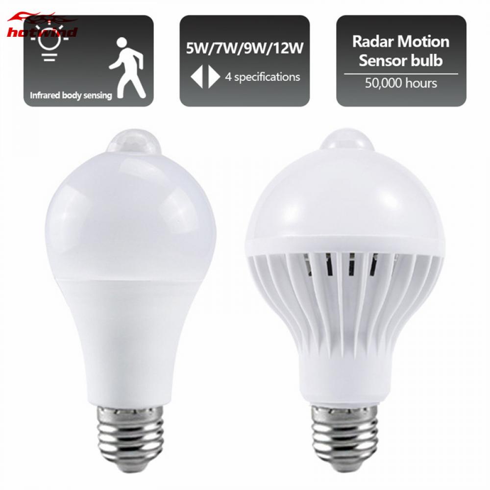 Bóng Đèn LED Cảm Biến Chuyển Động Thông Minh HW 5W 7W 9W 12W E27 AC 110V 220V