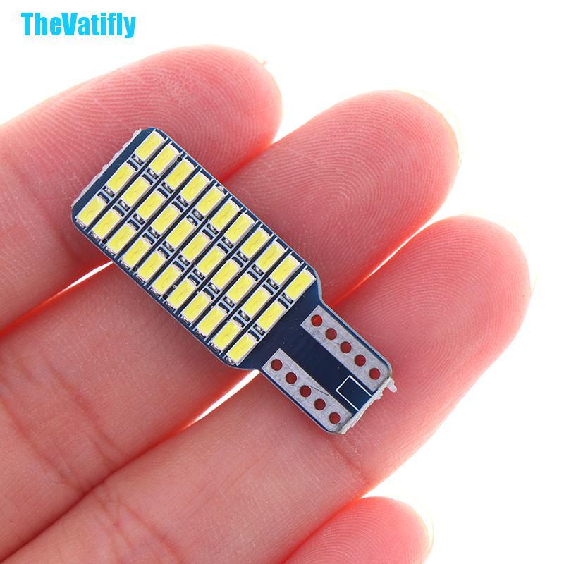 Bóng Đèn Led T10 3014 W5W 33 Smd Ánh Sáng Trắng Dành Cho Xe Hơi