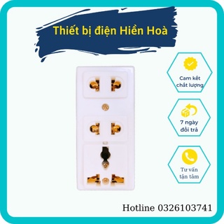 Ổ cắm điện ba ngả đa năng HINOKI - Ổ cắm điện ba lỗ siêu bền