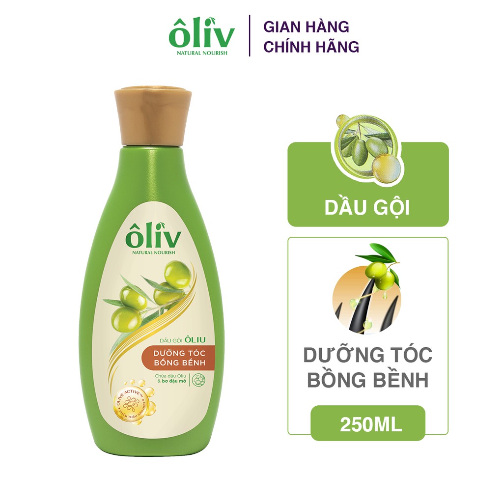 Combo 2 Dầu Gội Ôliv Dưỡng Tóc Bồng Bềnh 650ml + 250ml