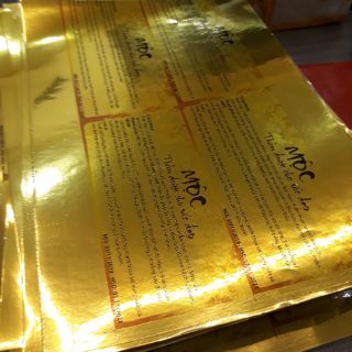 Tem mỹ phẩm gương vàng