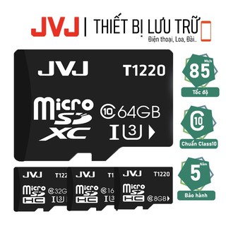 Thẻ nhớ JVJ Chính hãng 64GB/32GB/16GB/8GB/4GB tốc độ cao – chuyên dụng cho CAMERA, Điện thoại, Máy ảnh,… tốc độ cao