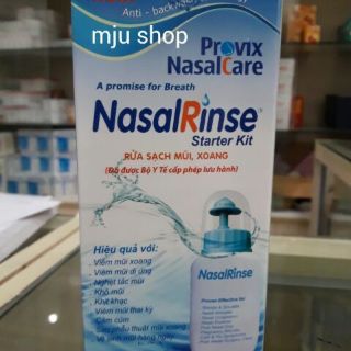 Bình NasalRinse + 10 gói muối