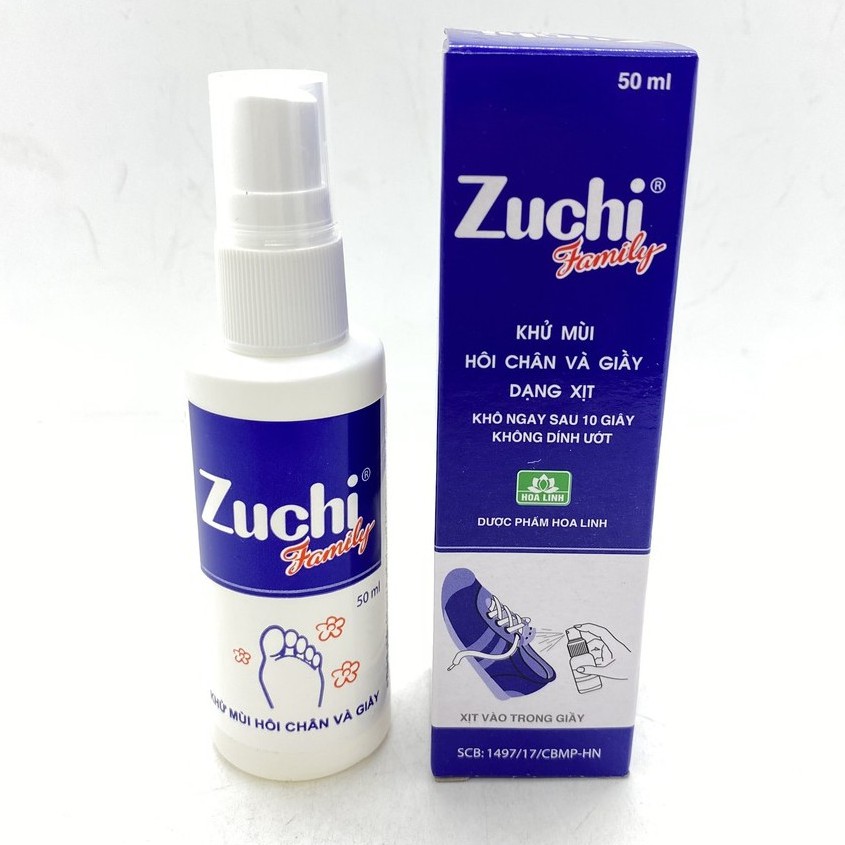 Xịt khử mùi Zuchi family 50ml