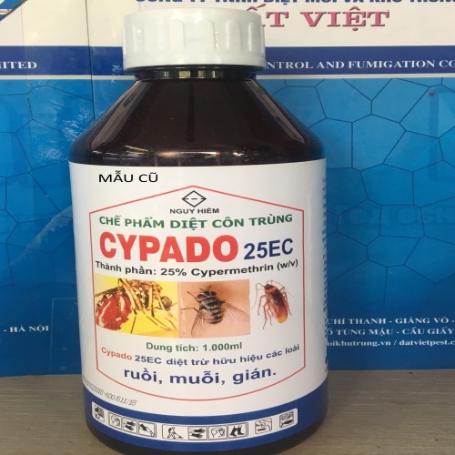[HÀNG CHÍNH HÃNG] Thuốc diệt côn trùng gia dụng và y tế Cypado 25EC 1 lít