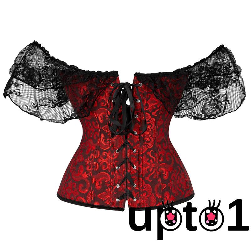 Đai nịt bụng định hình xương cá phối ren hoa có dây rút quyến rũ cho nữ | BigBuy360 - bigbuy360.vn