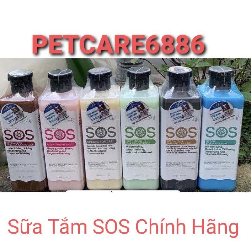 Sữa tắm sos 530ml dành cho chó mèo