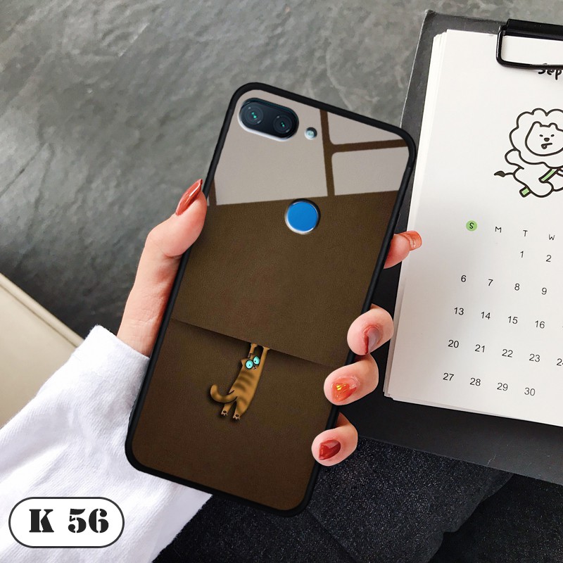 Ốp lưng kính 3D cho Xiaomi MI 8 Lite