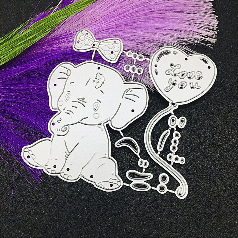 Khuôn Cắt Giấy Làm Từ Kim Loại Hình Chú Mèo Đáng Yêu Trang Trí Scrapbook