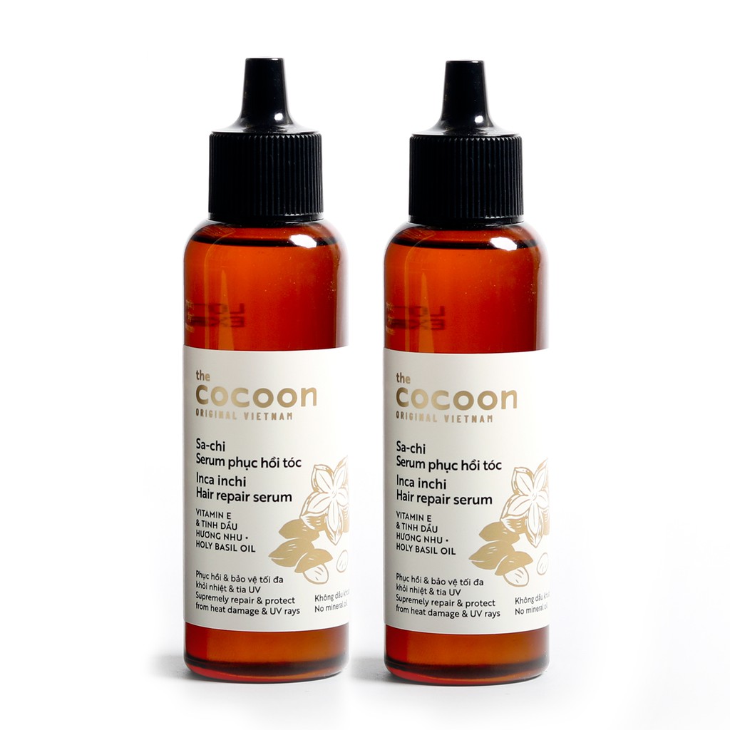 Combo 2 Chai Serum Sa-chi phục hồi tóc COCOON (70ml/1 Chai)