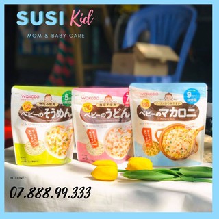 Mì somen, udon, nui wakodo cho bé ăn dặm gói 130g 5th+ trở lên tách muối, tiện lợi
