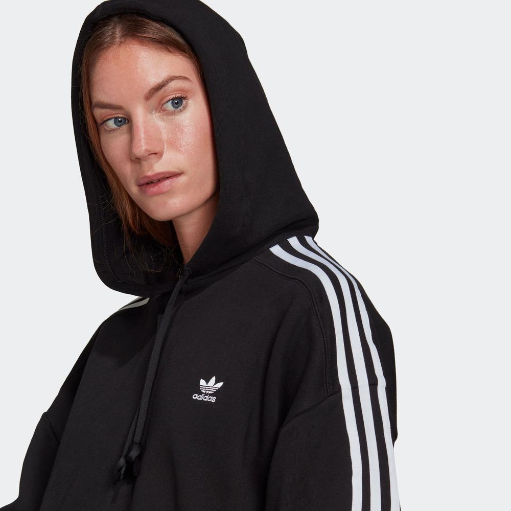 [Mã WABRADI68 giảm 12% đơn 500K] adidas ORIGINALS Adicolor Classics Crop Hoodie Nữ Màu đen GN2890