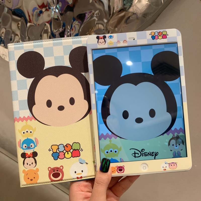 Set Kính Cường Lực Họa Tiết Chuột Mickey Dễ Thương Cho Ipad Pro 9.7 Inch Ipad Pro Air 2 2017 2018 | BigBuy360 - bigbuy360.vn