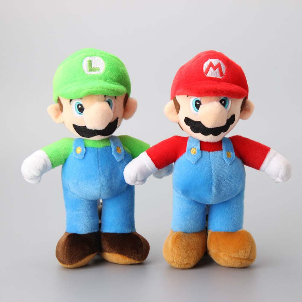 Búp Bê Nhồi Bông Hình Các Nhân Vật Trong Game Mario Kích Thước 25cm