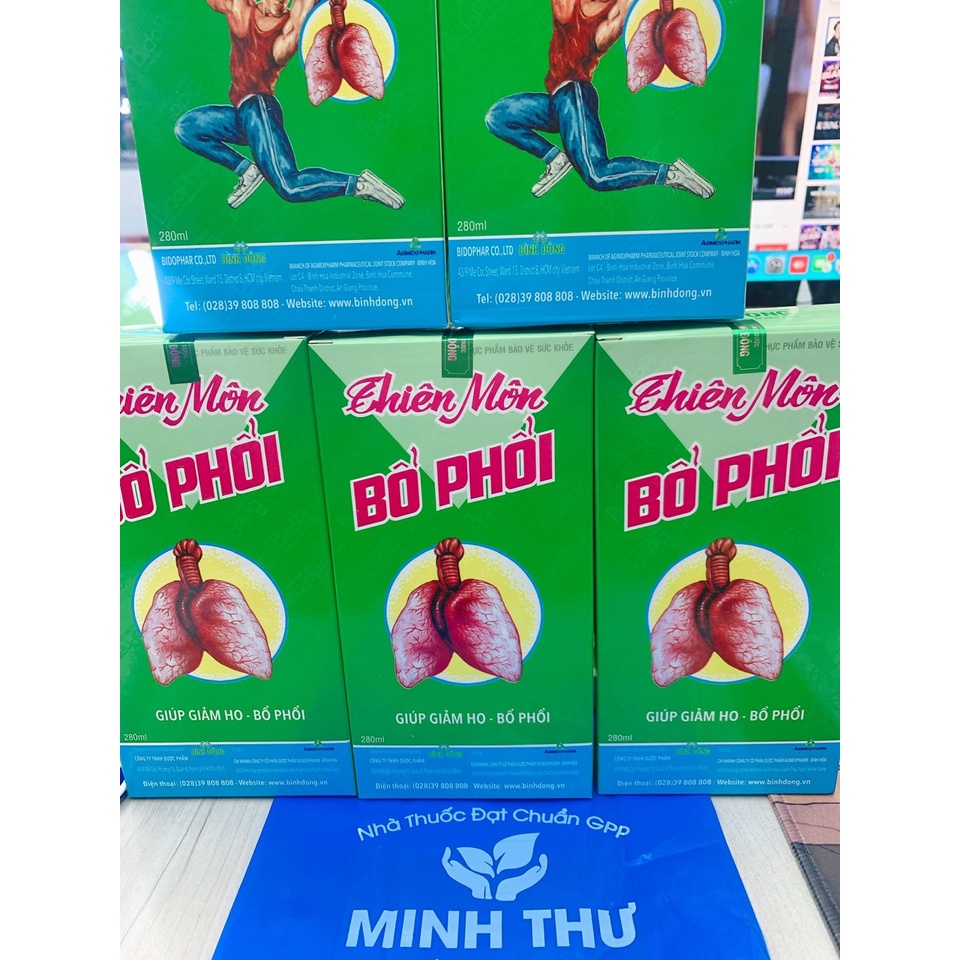 ✅ [CHÍNH HÃNG] Siro ho Thiên Môn Bổ Phổi Chai 280ml