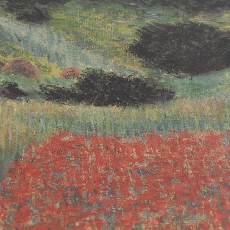 {FCC} Claude Monet Oil painting Wild Poppy Cafe Bar Retro Kraft Paper Poster 18.5x14"{yancrane3.vn}