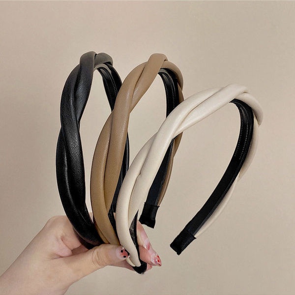 Băng Đô Cài Tóc Màu Cà Phê Đen Thời Trang Mùa Hè 2022