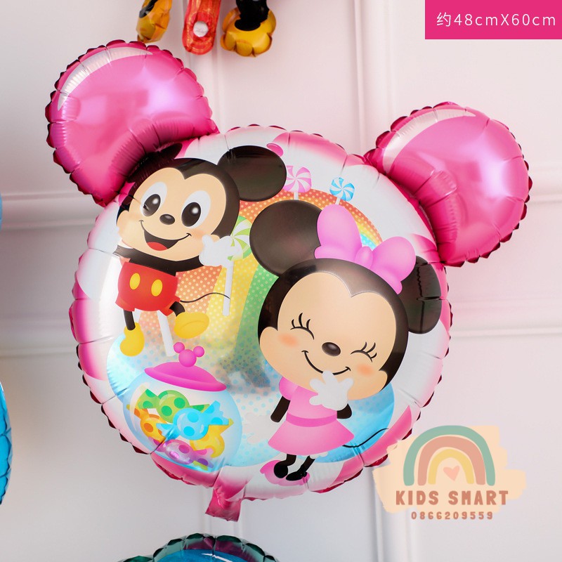 Bóng Chuột Mickey 10 inch - Phụ kiện trang trí sinh nhật - Trang trí thôi nôi cho bé