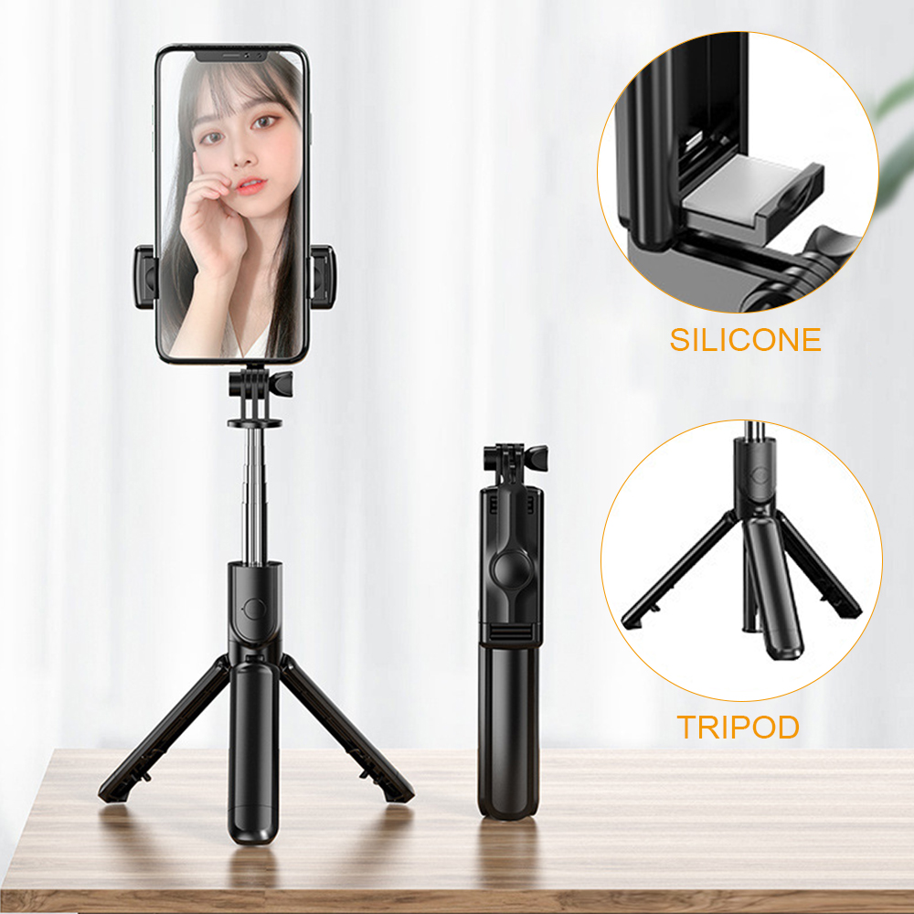 Gậy Chụp Ảnh Selfie Kết Nối Bluetooth Có Nút Bấm Tiện Dụng Cho Ios Android | BigBuy360 - bigbuy360.vn