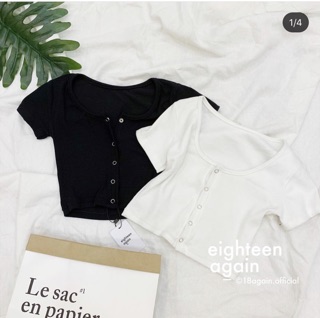 ÁO CROP NÚT BẤM ( BUTTON TOP)