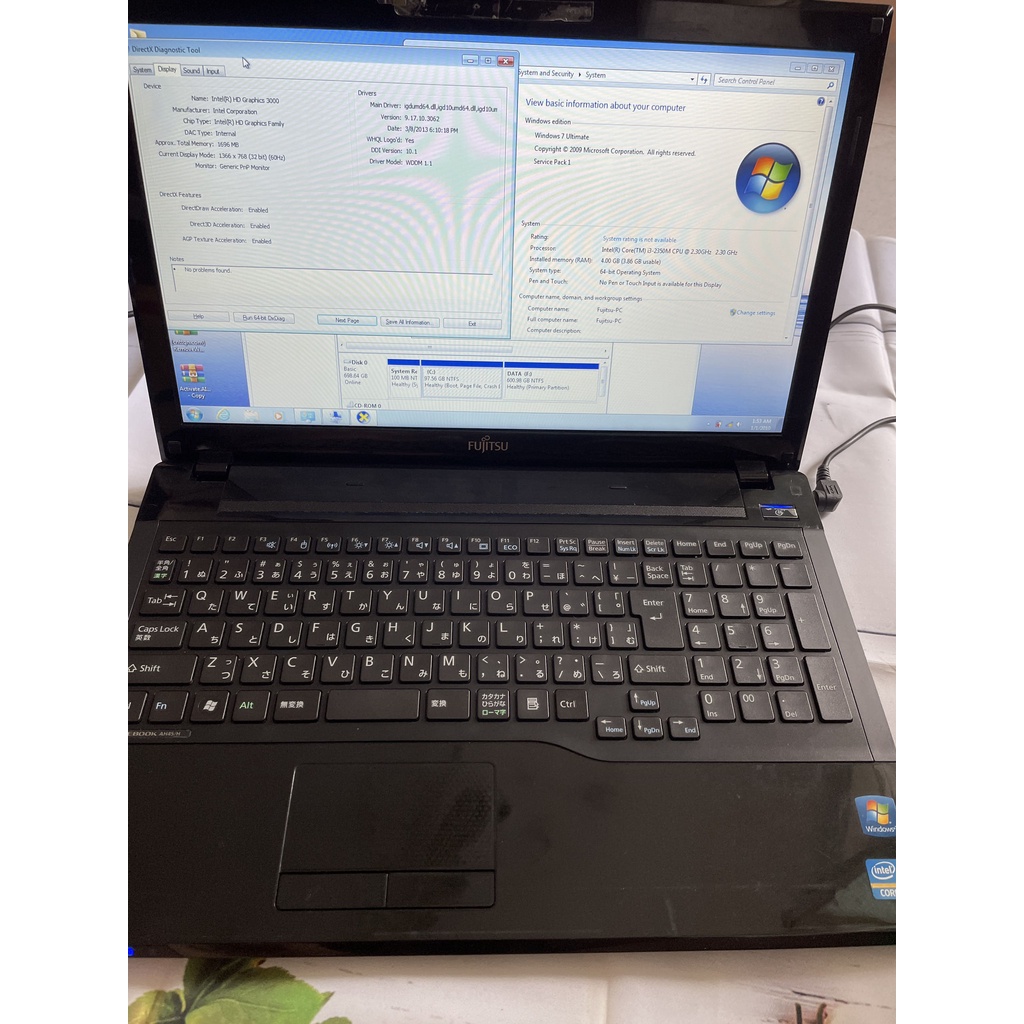 Laptop Fu.jit.su Life.book AH45/H I3-2350M/4G/750G/15.6 Inch mọng nhẹ | BigBuy360 - bigbuy360.vn