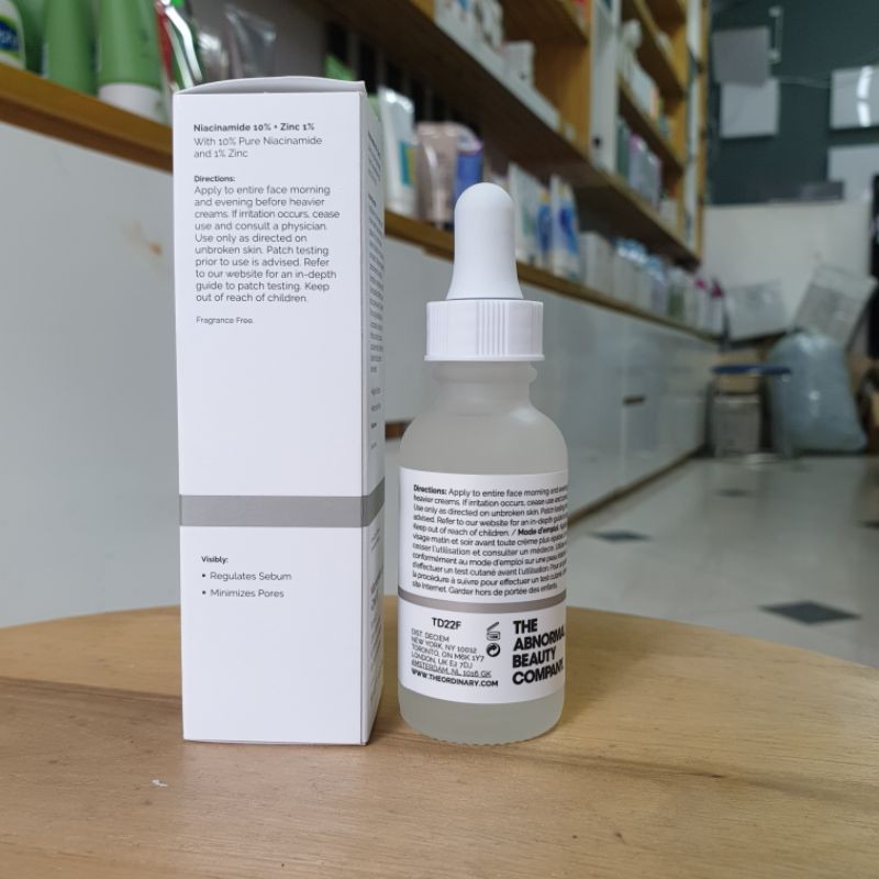 [Mã SKAMPUSH9 giảm 10% đơn 200K] [HÀNG CANADA] Serum The Ordinary Niacinamide 10% + Zinc 1%