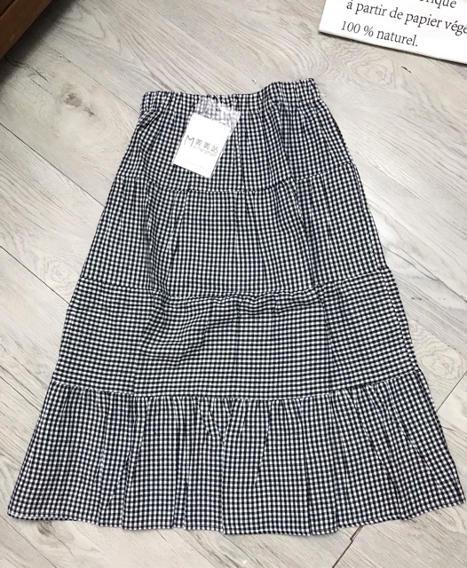 [CÓ SẴN] HÀNG QC CHÂN VÁY CARO DÀI ULZZANG VINTAGE / GHZ | BigBuy360 - bigbuy360.vn