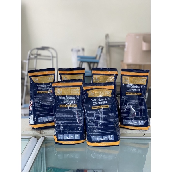 Bột Cloramin B khử khuẩn Czech (túi 1kg)