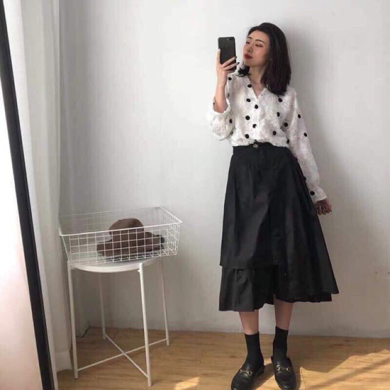 [Rẻ Vô Địch] Chân Váy Tầng Ullzang Siêu Hot Dành Cho Giới Trẻ