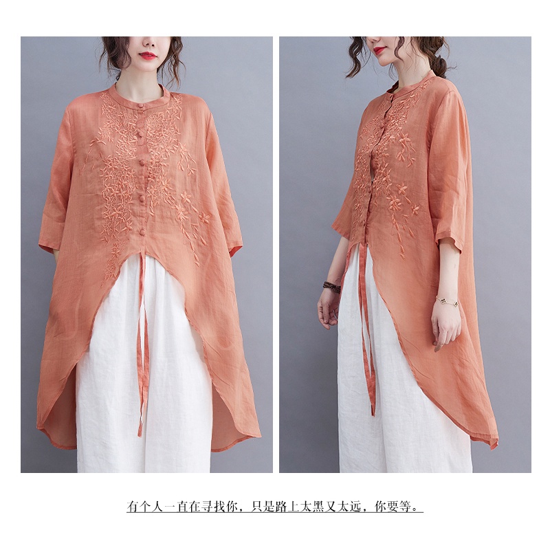 ☻ L O T U S ☻ Áo Kiểu Thêu Họa Tiết Plus Size CAL1570- Hàng Mới