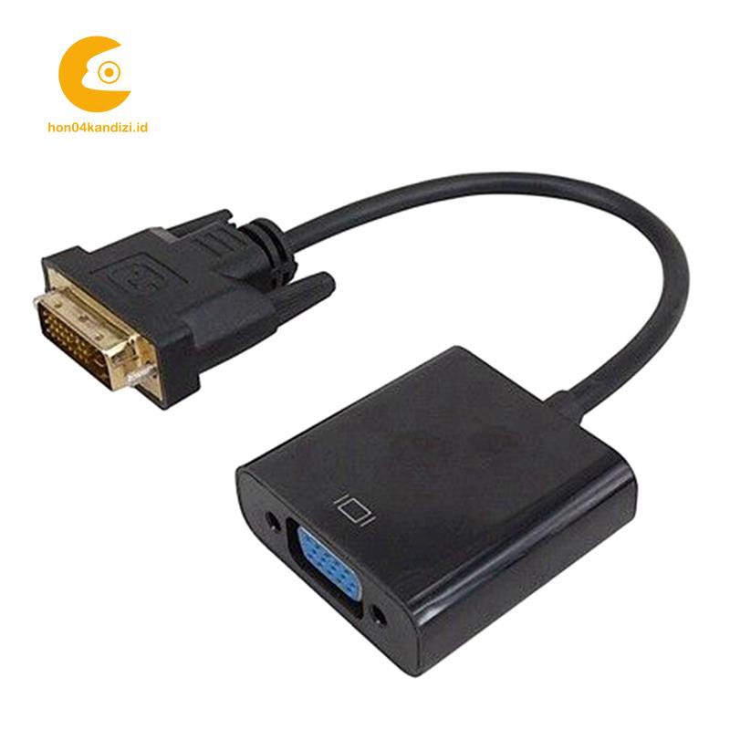 DVI to VGA Adapter Cable Video Converter For PC Monitor