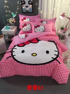 Trọn bộ Chăn ga Poly kitty đoremon