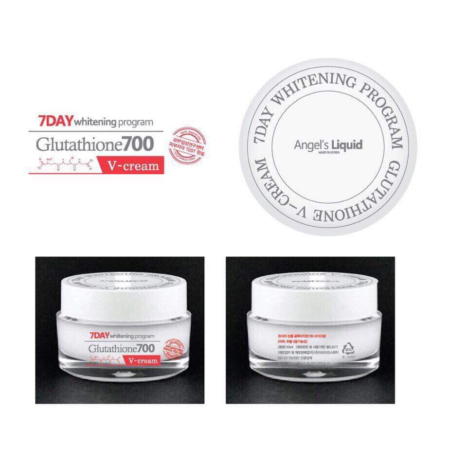 Kem trắng da whitening program Glutathione 700 V- cream