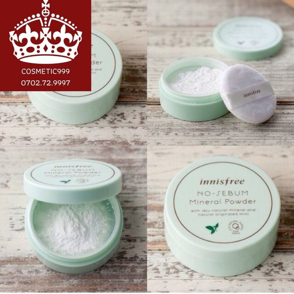 (auth 100% )Phấn Phủ Kiềm Dầu Innisfree No-Sebum Mineral Powder -cosmetic999